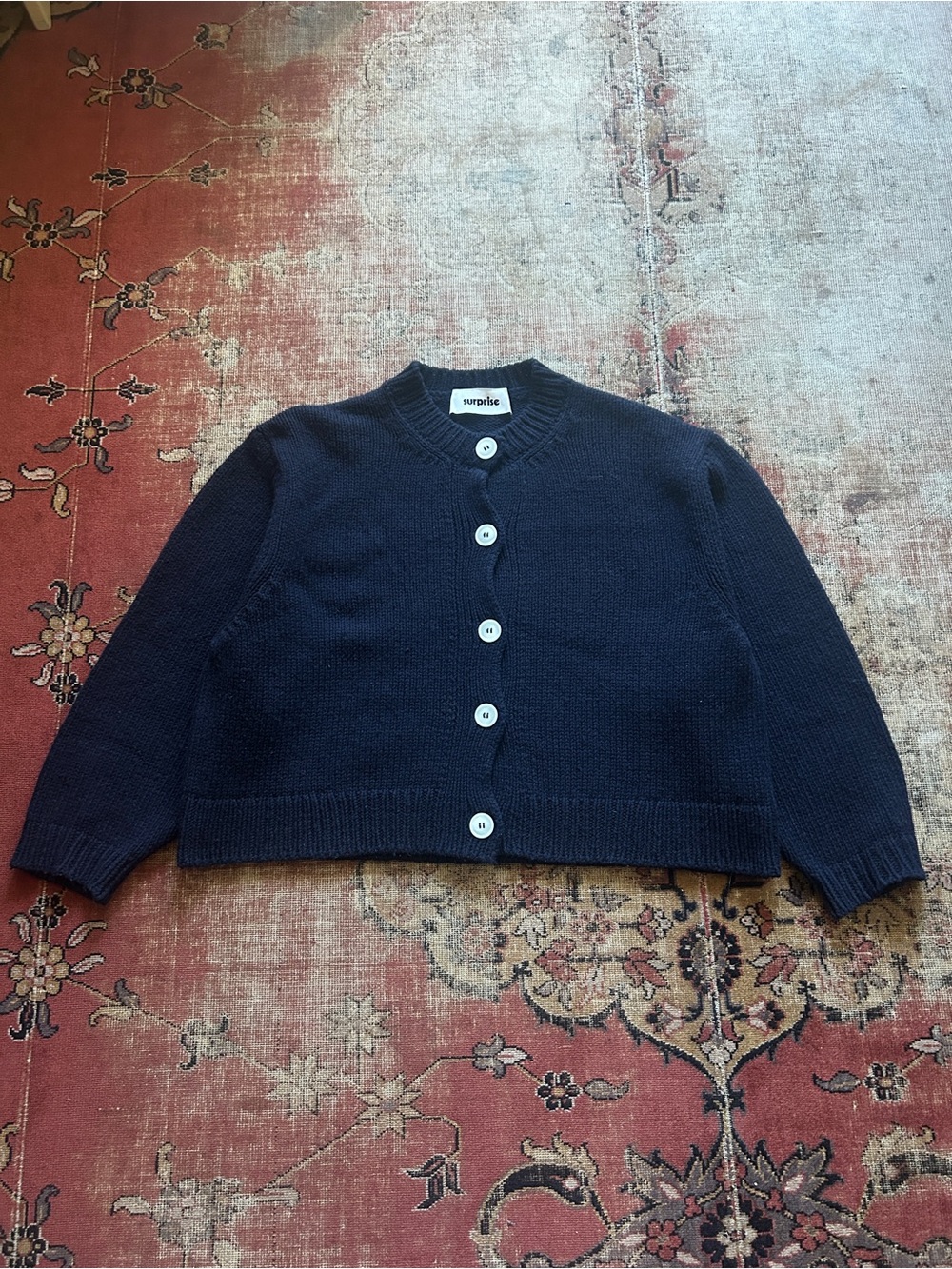 Surprise Paris Emma Cardigan in Navy T2
